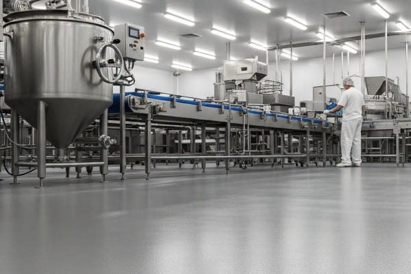 pintura piso poliuretano indústria alimentícia