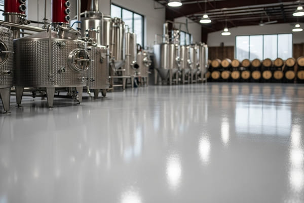 serviço piso uretano autonivelante destilaria