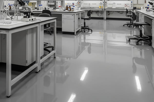 serviço piso uretano autonivelante laboratório