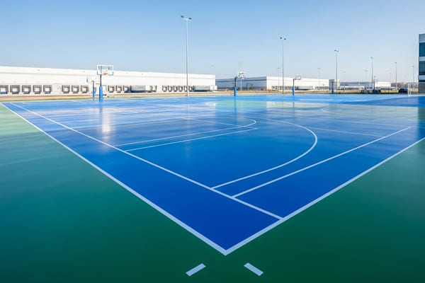 pintura revestimento epóxi para quadras esportivas